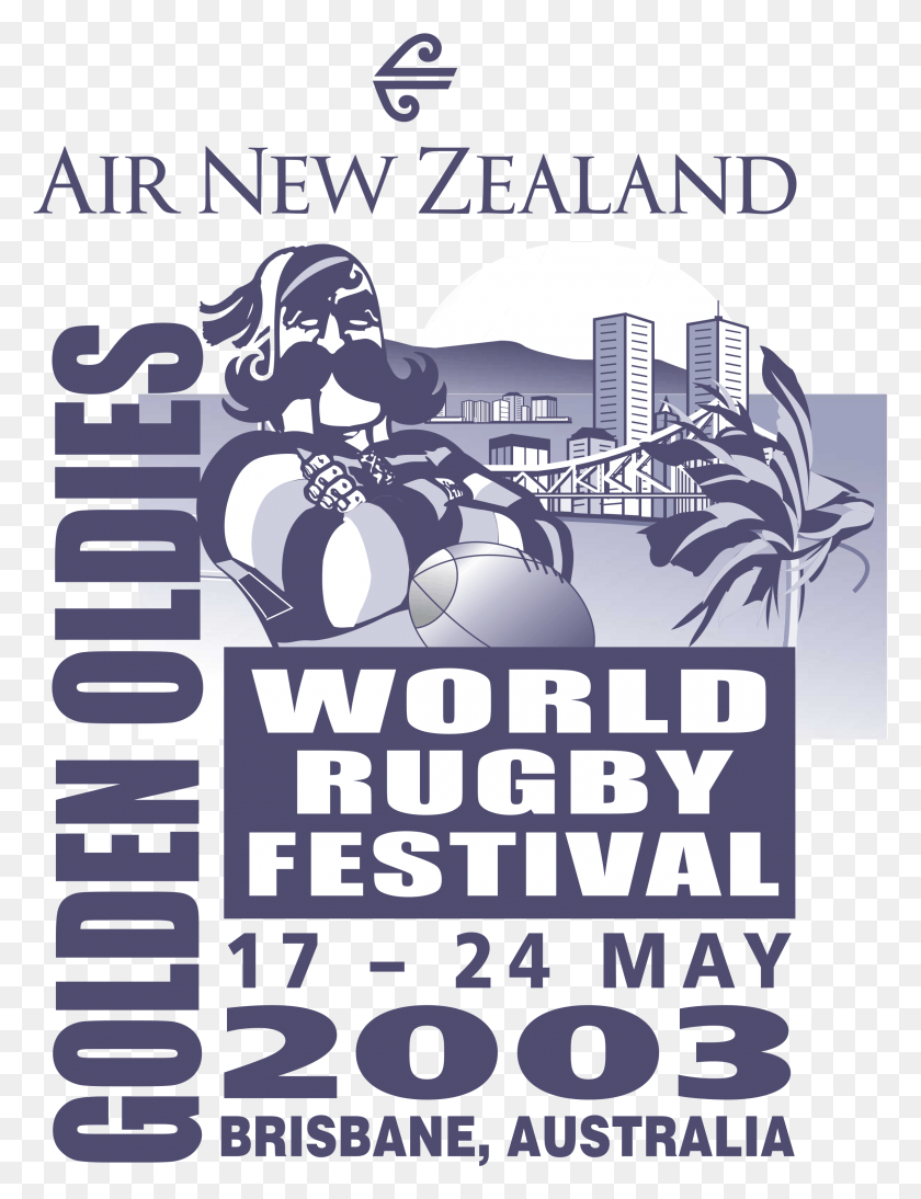 2274x3016 Descargar Png Golden Oldies Rugby Logo Transparente Air New Zealand, Poster, Publicidad, Flyer Hd Png