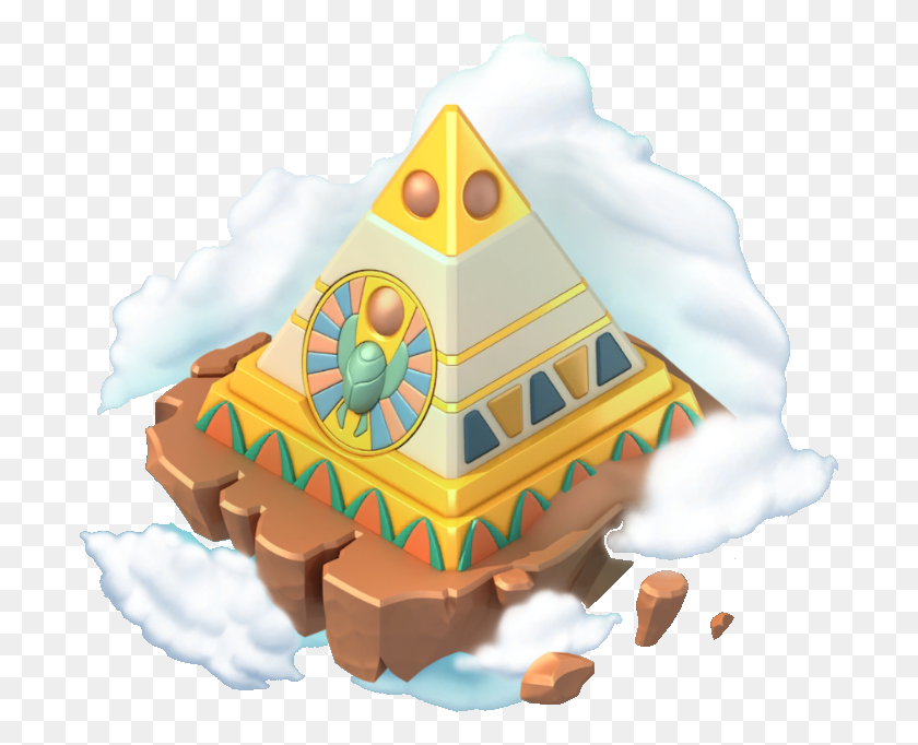 695x622 Golden Pyramid Golden Pyramid Dragon Mania Legends, Toy, Angry Birds, Animal HD PNG Download