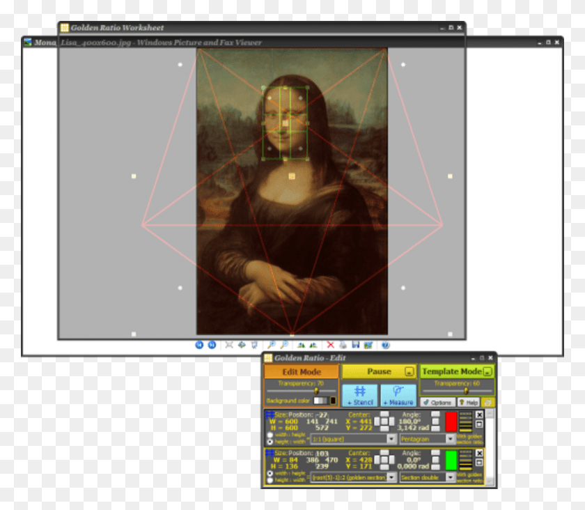 1020x879 Golden Ratio Does The Mona Lisa Represent Humanism, Person, Human, Monitor HD PNG Download