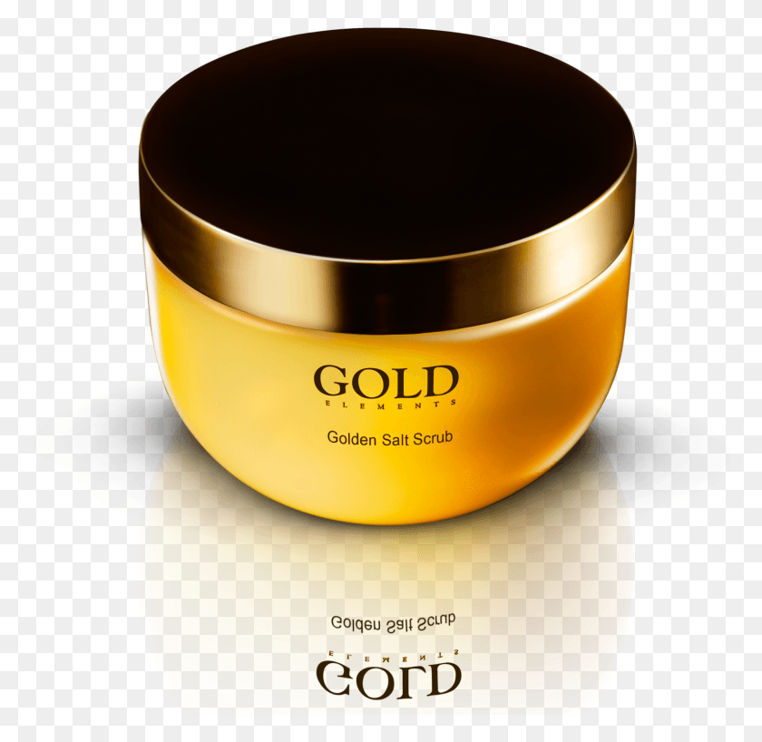 1532x1490 Golden Scrub Best Gold Elements Precious Golden Salt Scrub, Cosmetics, Milk, Beverage HD PNG Download