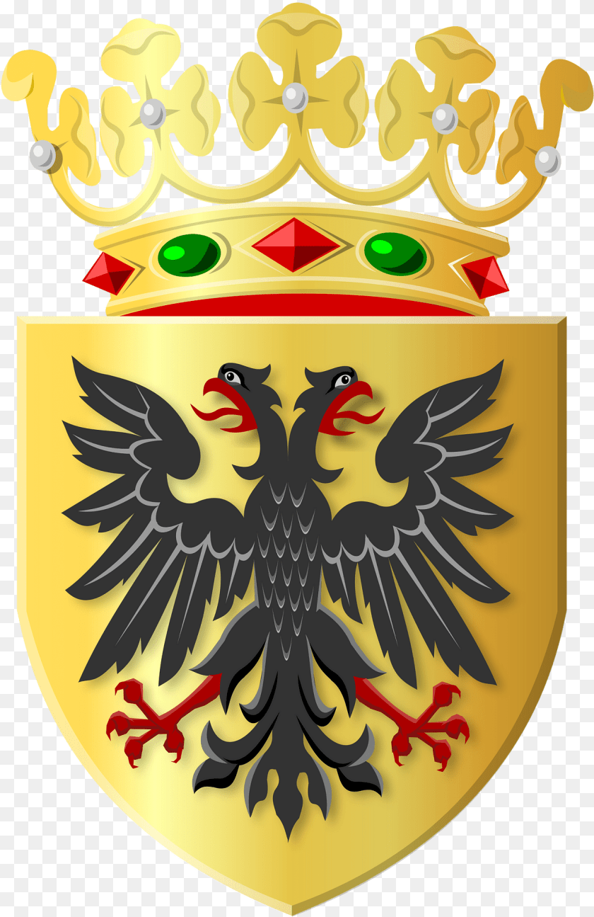 1245x1920 Golden Shield With Black Eagle And Golden Crown Armor, Animal, Bird, Penguin Clipart PNG