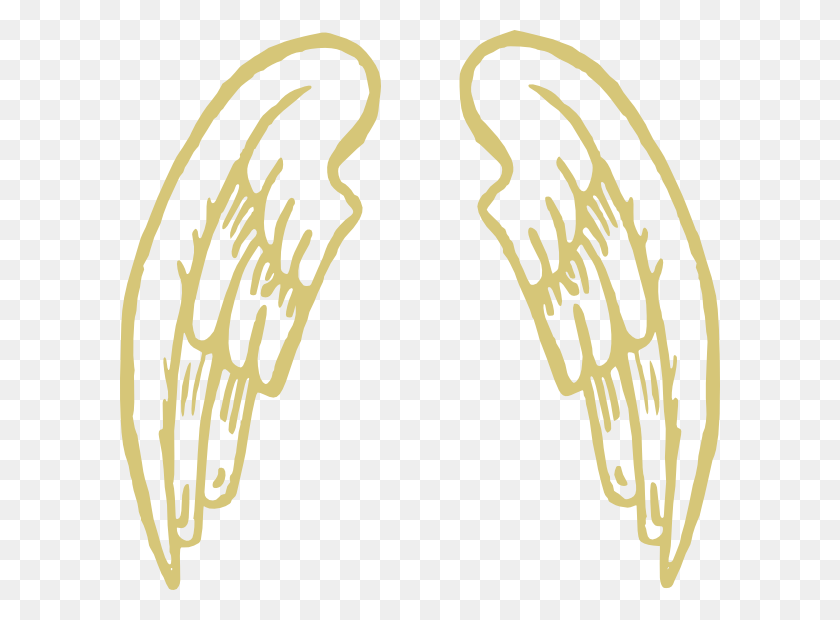 600x560 Golden Snitch Wings Clipart Cartoon Angel Wings, Text, Handwriting, Calligraphy HD PNG Download