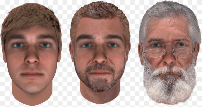 Golden State Killer Parabon, Beard, Face, Head, Person PNG