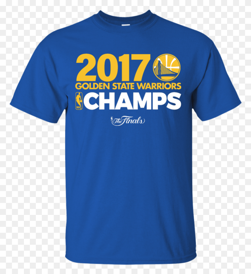 921x1014 Golden State Warriors 2017 Nba Finals Champions Royal T Shirt, Clothing, Apparel, T-shirt HD PNG Download