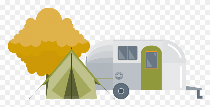 965x457 Golden Valley Caravan Park Caravan And Camping In Derbyshire Illustration, Leisure Activities, Vehicle, Transportation HD PNG Download