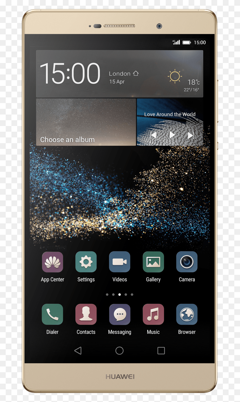 691x1344 Golden Whide Huawai Smartphone Huawei P8 Max, Mobile Phone, Phone, Electronics HD PNG Download