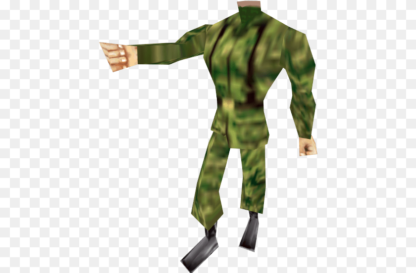442x552 Goldeneye 007 Nintendo 64 Goldeneye X N64 Video Game Long Sleeve, Military, Military Uniform, Adult, Male Sticker PNG