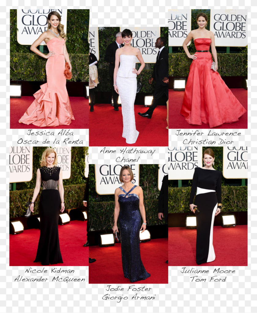 924x1139 Goldenglobebeauties Golden Globes 2012, Red Carpet, Premiere, Fashion HD PNG Download