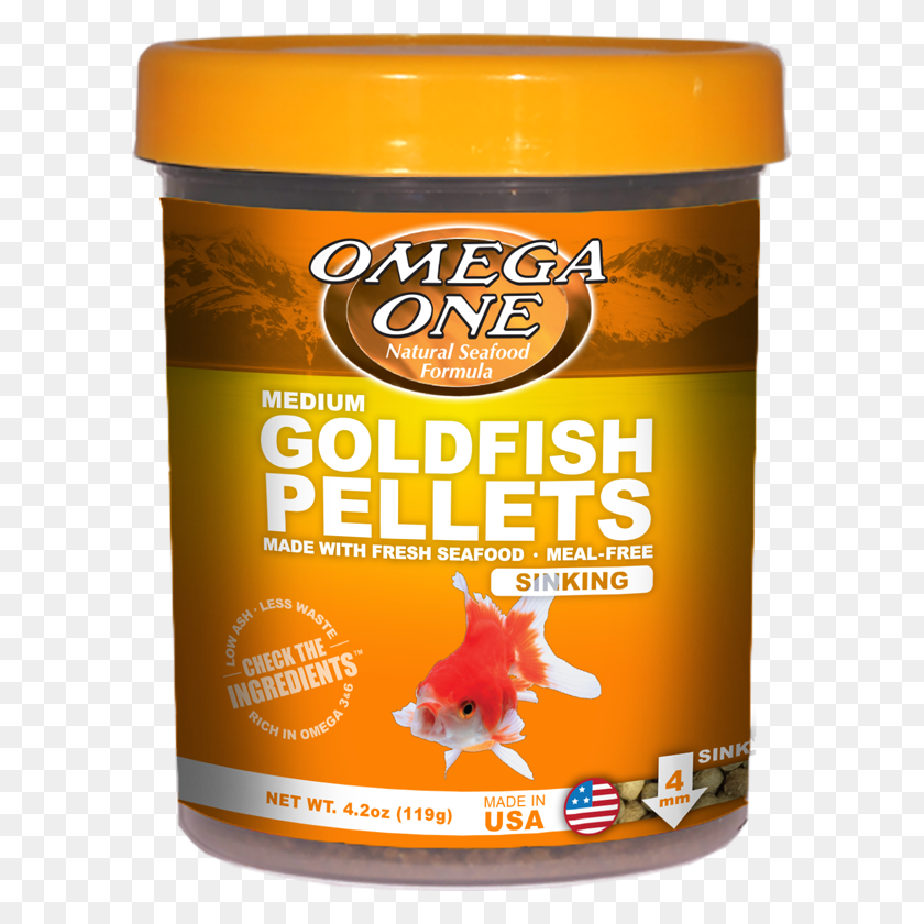 600x780 Goldfish Pellets Sinking Omega One, Fish, Animal, Food HD PNG Download