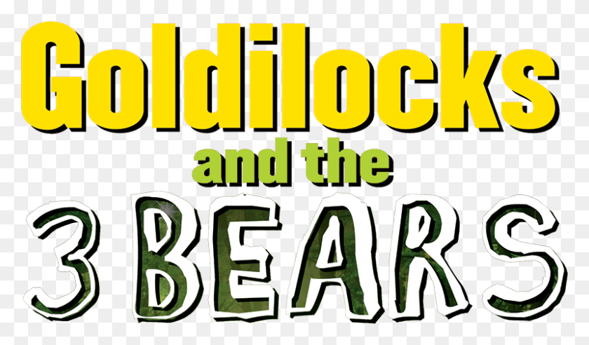 800x444 Goldilocks And The 3 Bears Logo Calligraphy, Text, Word, Label HD PNG Download