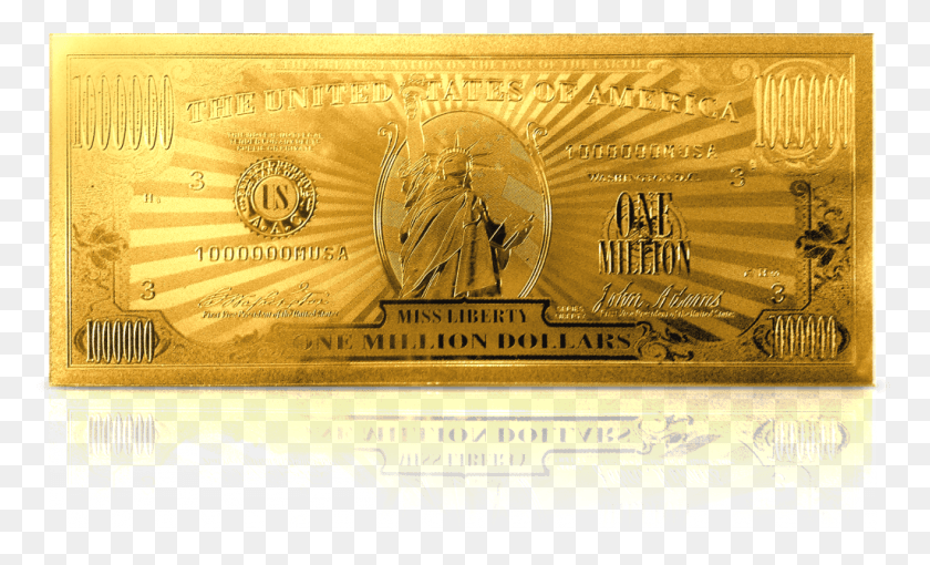 1024x592 Goldmillbill Com Just Another Wordpress Site Get One Million Dollar Gold, Text, Money, Paper HD PNG Download