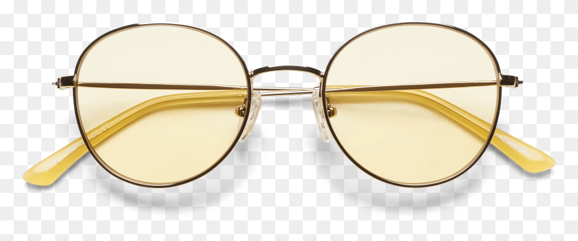 2793x1042 Goldpineapple Shadow, Glasses, Accessories, Accessory HD PNG Download