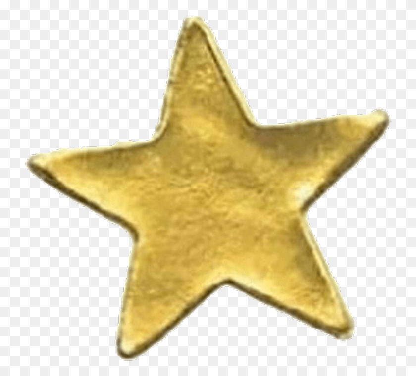 742x700 Goldstar Sticker Golden Stars Overlay, Starfish, Invertebrate, Sea Life HD PNG Download