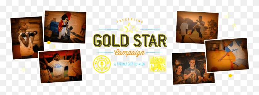 1013x324 Goldstarcampaign Gold39s Gym, Person, Human, Text HD PNG Download