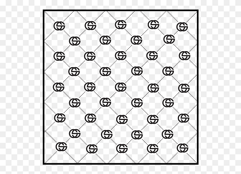 550x549 Goldstate Gucci Pattern2 Kenny Bolin, Pattern, Rug HD PNG Download