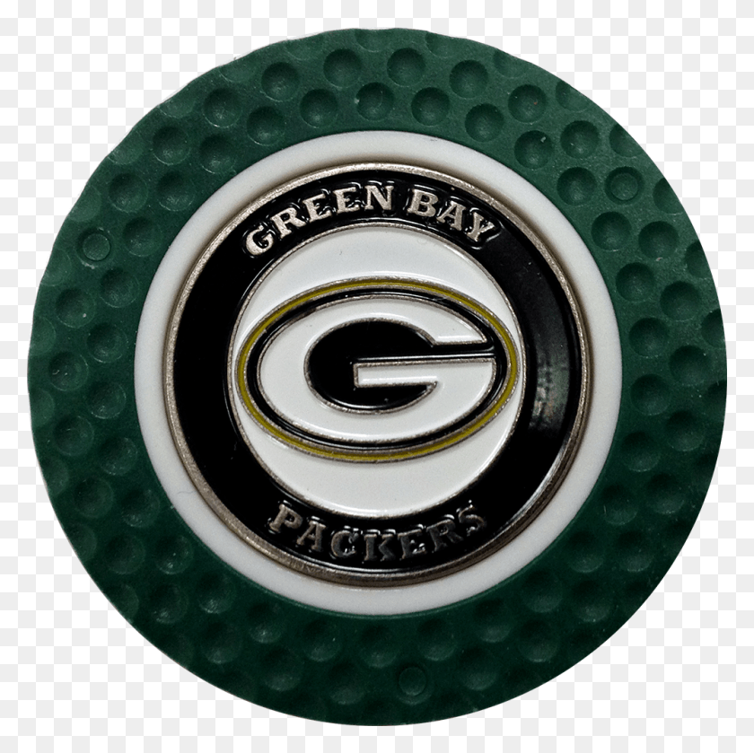 1000x1000 Golf Ball Marker Nfl Green Bay Packers Emblem, Logo, Symbol, Trademark HD PNG Download