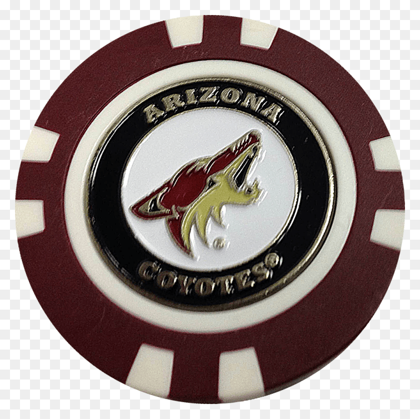 1000x1000 Descargar Png Marcador De Pelota De Golf Nhl Arizona Coyotes Emblema, Logotipo, Símbolo, Marca Registrada Hd Png