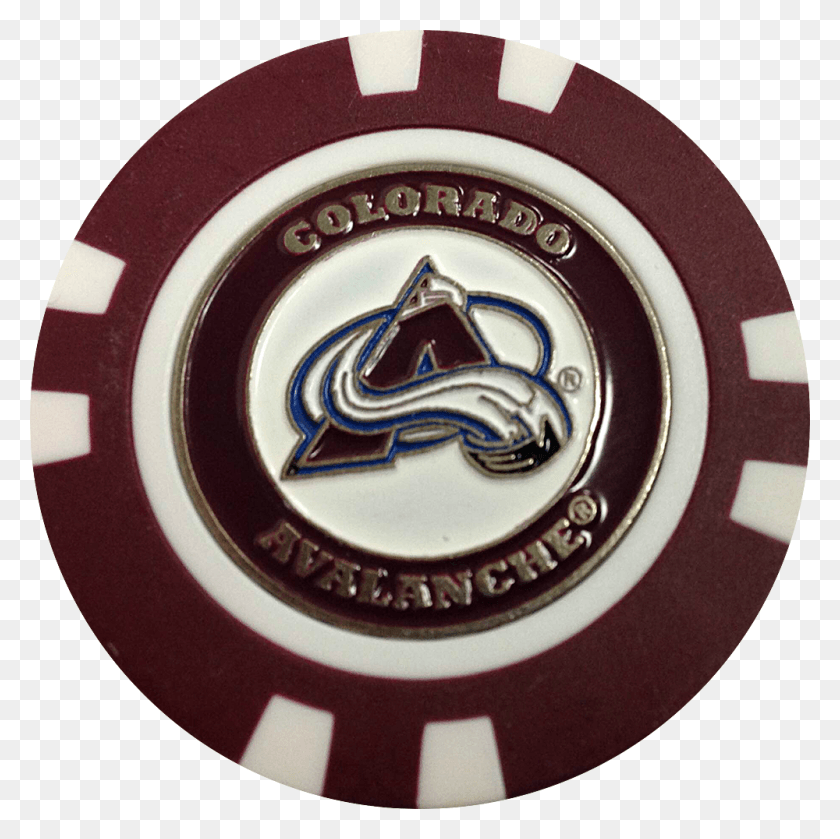 1000x1000 Golf Ball Marker Nhl Colorado Avalanche Emblem, Symbol, Logo, Trademark HD PNG Download
