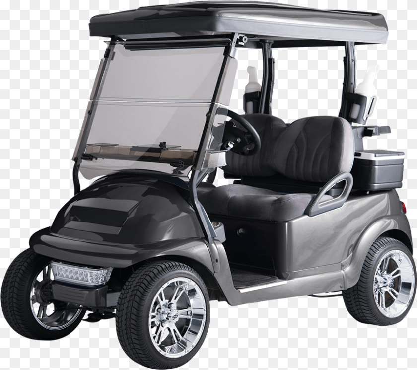 Golf Cart, Car, Machine, Transportation, Vehicle Sticker PNG