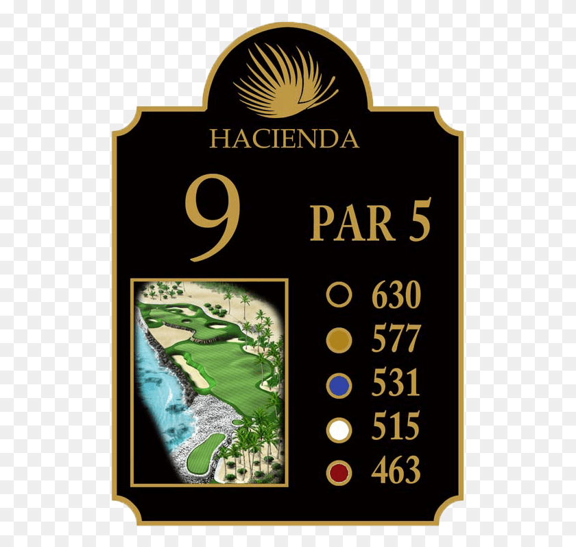 517x737 Golf Course Tee Signs Picture Sign, Text, Number, Symbol HD PNG Download