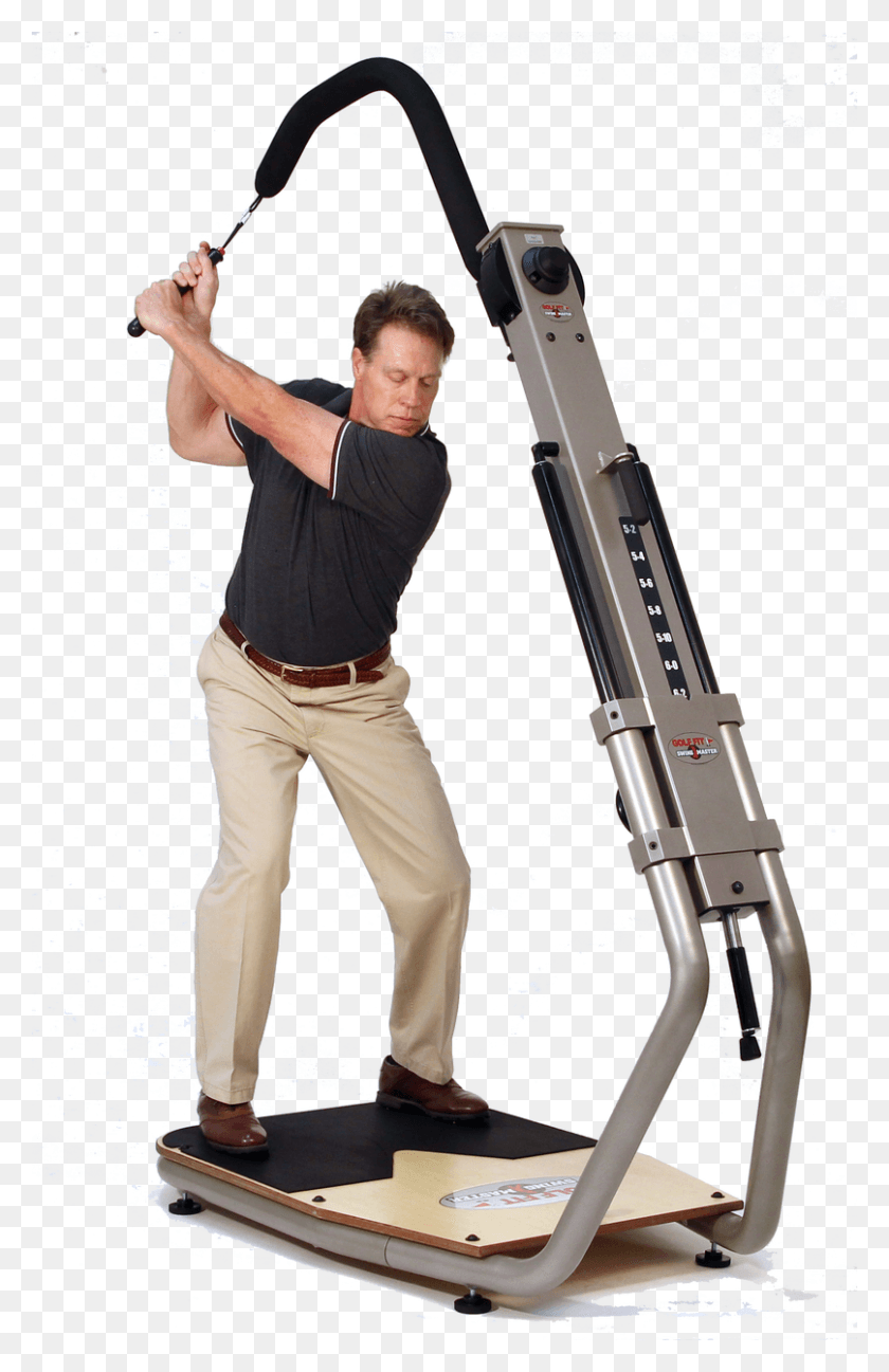 807x1280 Golf Fit Swing Master Club Amp Gym Model Explosive Weapon, Person, Human, Bow HD PNG Download
