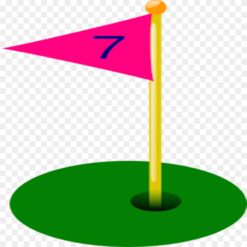 1024x1024 Golf Flag Hole Clipart PNG