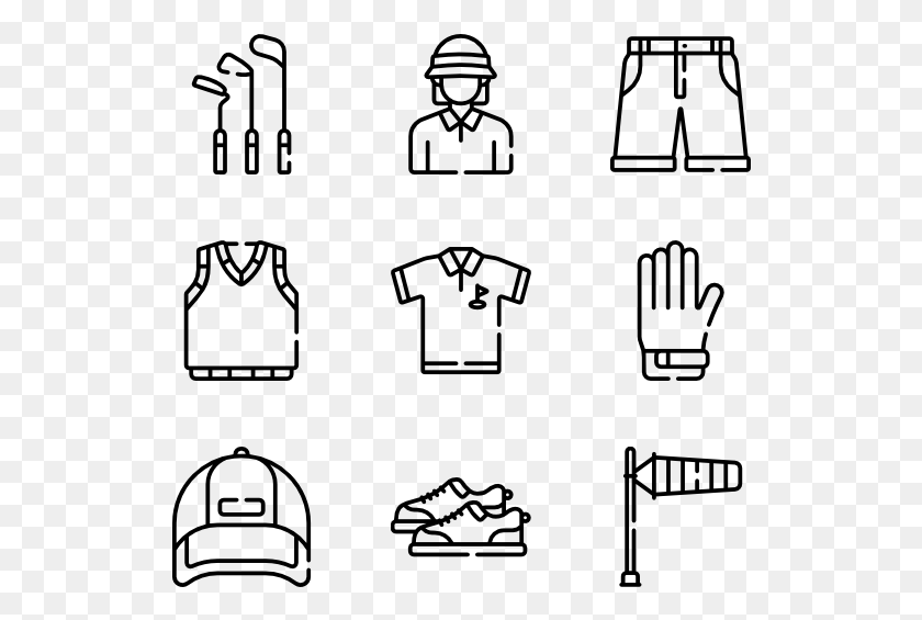 528x505 Golf Pictogram Shirt, Gray, World Of Warcraft HD PNG Download