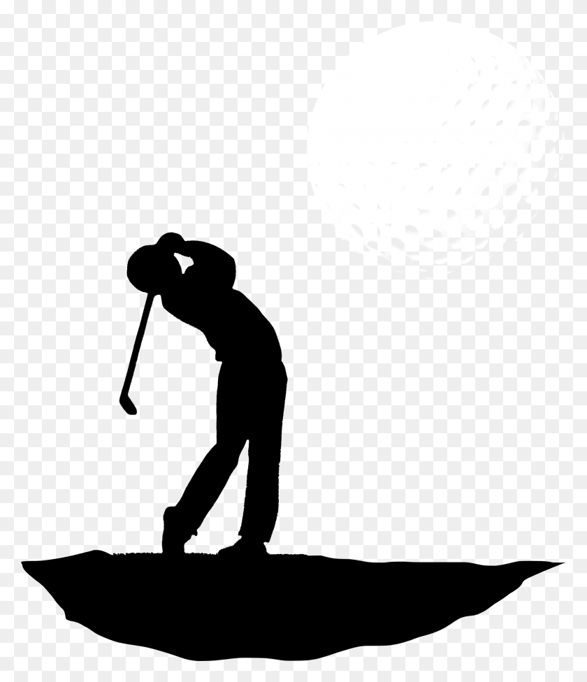 3195x3753 Golf Swing Silhouette, Symbol, Stencil HD PNG Download