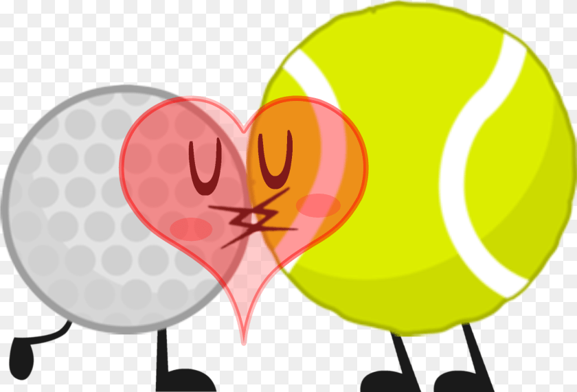 1917x1302 Golfball And Tennisball Battle For Dream Island Golf Ball And Tennis Ball, Sport, Tennis Ball Clipart PNG