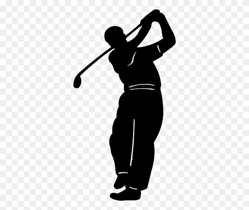 348x651 Golfer Seven 151 Silhouette Muscle Man, Person, Human HD PNG Download
