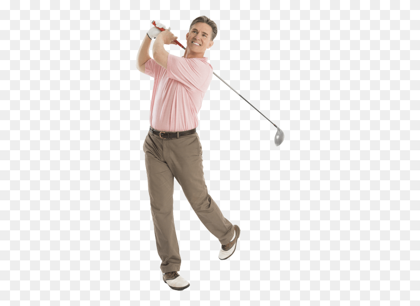 299x551 Descargar Png Golfista De Velocidad De Golf, Persona Humana, Club De Golf Hd Png