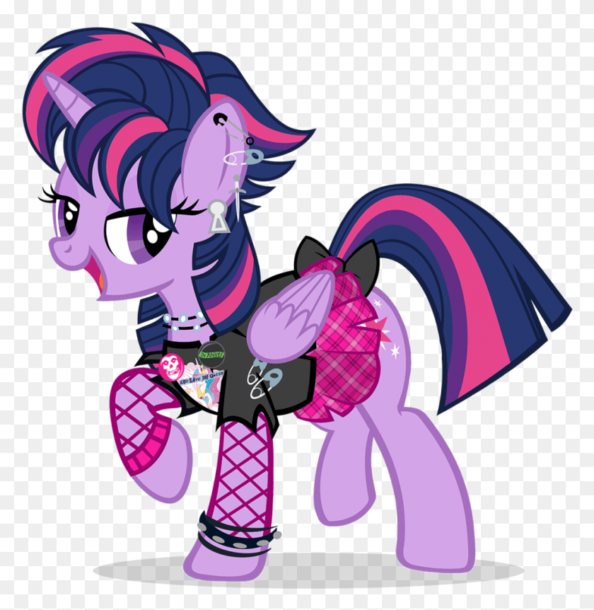 956x984 Goo Save Theqi Twilight Sparkle My Little Pony Twilight Sparkle Punk, Graphics, Performer HD PNG Download