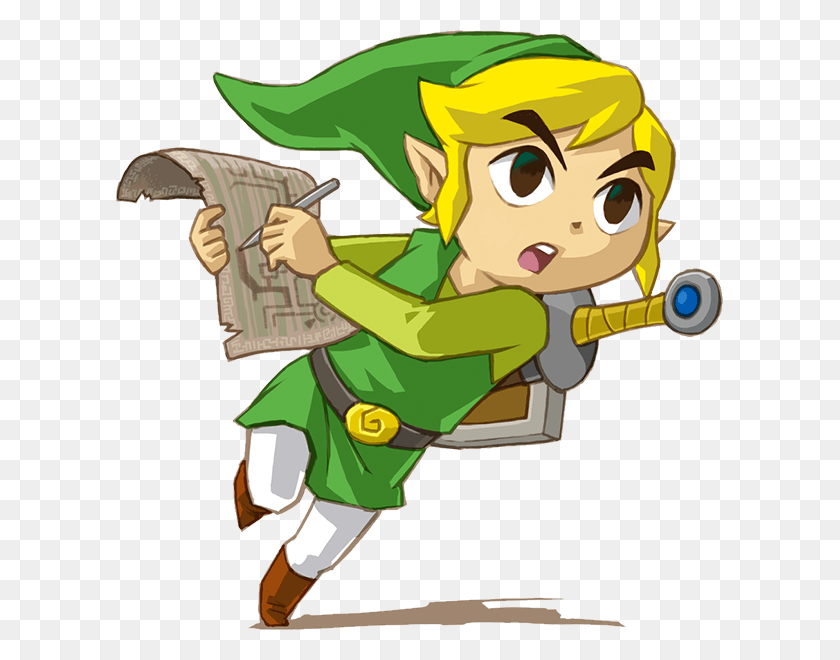607x600 Good Action Shot Of Link Из Этой Игры Legend Of Zelda Phantom Hourglass Link, Игрушка, Эльф, На Открытом Воздухе Png Скачать