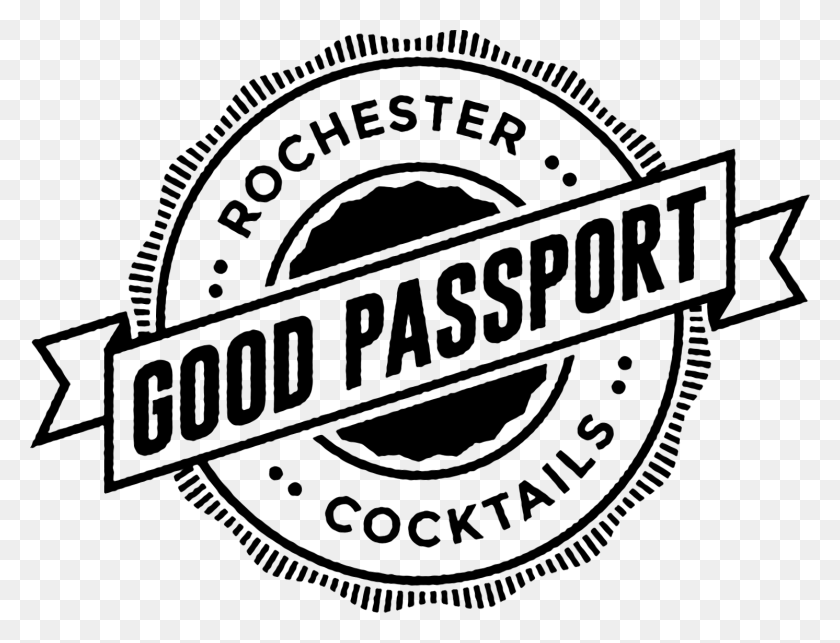 1492x1117 Good Cocktail Passport Brought To You By Usbgroc Emblem, Text, Logo, Symbol HD PNG Download