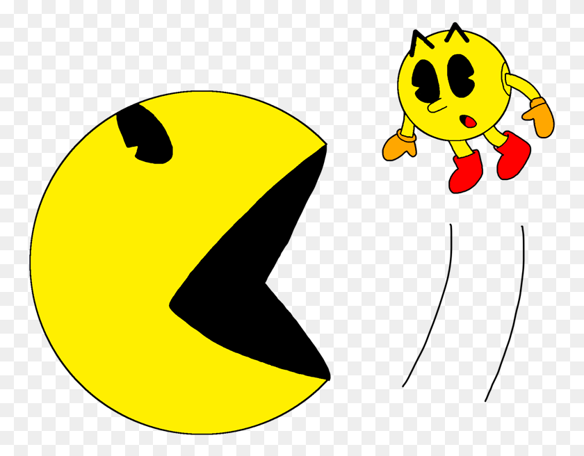 758x596 Pac Man Png / Pac Man Vs Pac Pixels Hd Png