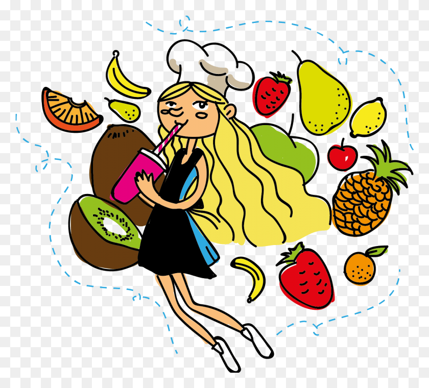 1247x1120 Good Fruits Healthy Fruits, Doodle HD PNG Download