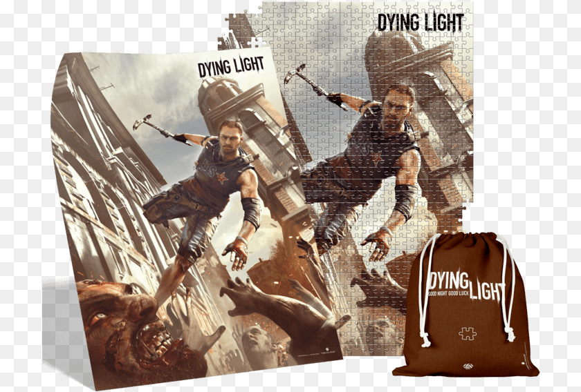 721x568 Good Loot Puzzle Dying Light 1 Fight Puzzle 1000 Pcs, Advertisement, Poster, Adult, Male Clipart PNG