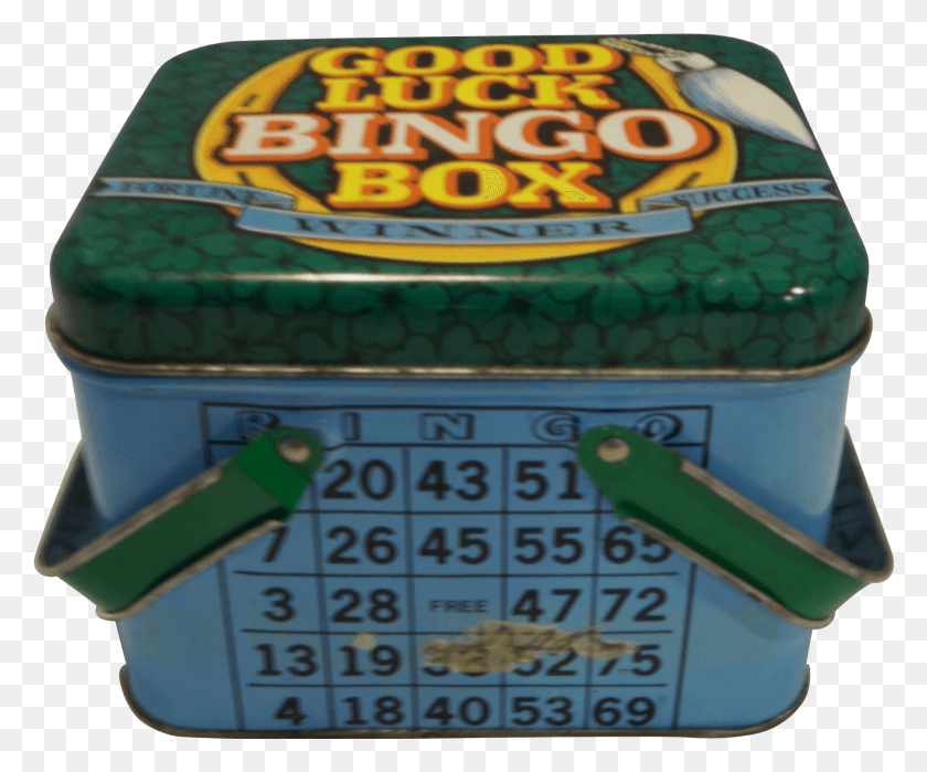 1807x1481 Good Luck Bingo Box Metal Tin Double Handle, Birthday Cake, Cake, Dessert HD PNG Download
