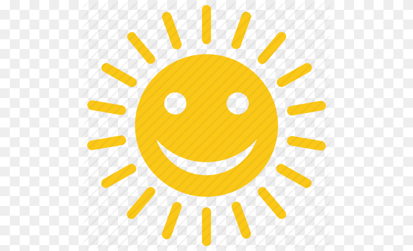 512x512 Good Morning Happy Sun Solar Sun Sun Cartoon Sunny Morning Icon, Logo, Animal, Sea Life Sticker PNG