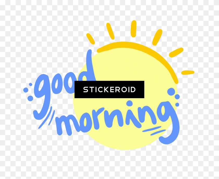 1049x846 Good Morning Sun Circle, Text, Label, Logo HD PNG Download