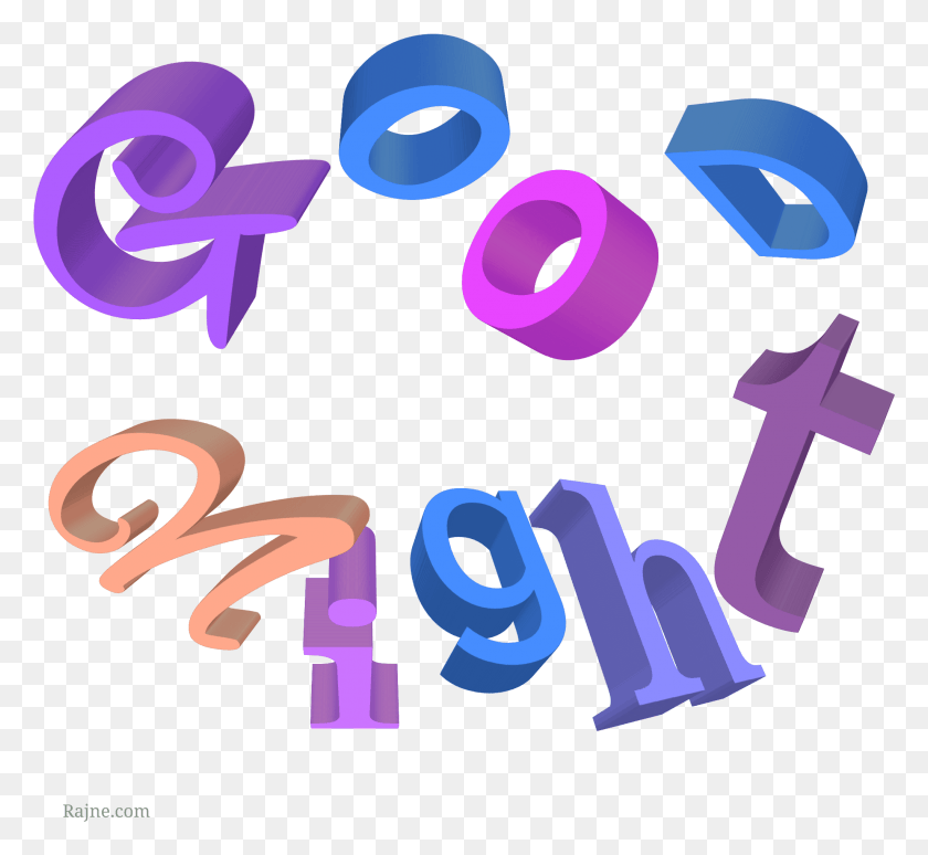 2049x1877 Good Night, Text, Alphabet, Number HD PNG Download