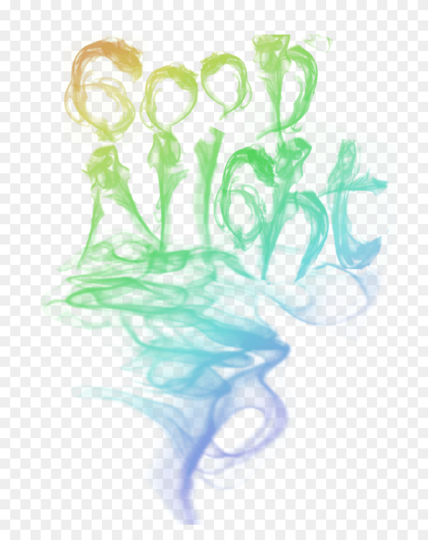 750x1000 Good Night Smoke By Cak Picsay By Cakkocem Good Night On Transparent Background, Graphics, Floral Design HD PNG Download