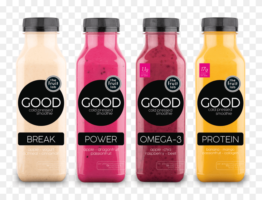 1009x751 Good Smoothies By The Fruit Lab Plastic Bottle, Juice, Beverage, Drink HD PNG Download