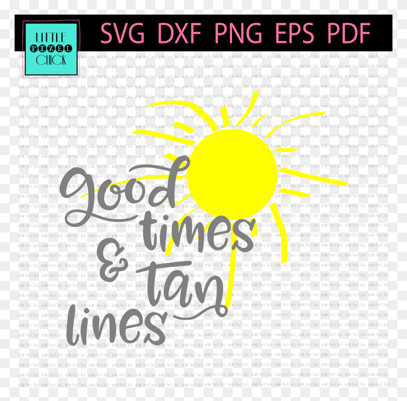 5835x5752 Good Times And Tan Lines Chillin With My Peeps Svg, Nature, Outdoors, Text HD PNG Download