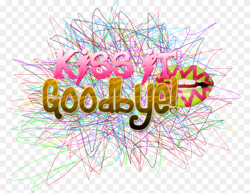 Goodbye Graphic Design, Text, Art, Fireworks Clipart PNG