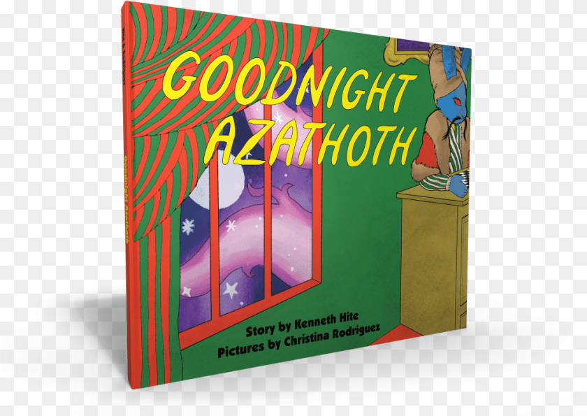 1001x709 Goodnight Azathoth 3d Image Goodnight Azathoth, Book, Publication, Baby, Person Sticker PNG