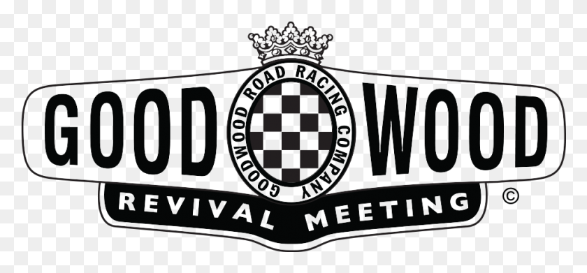 964x410 Логотип Goodwood Revival 2018, Пряжка, Символ, Товарный Знак Hd Png Скачать