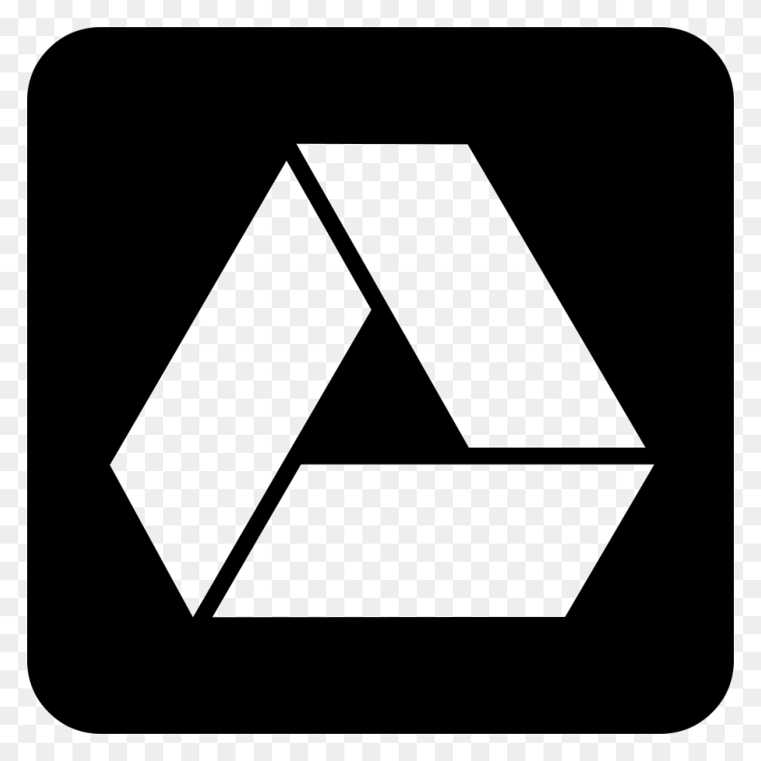 980x980 Google Drive Icon Google Drive Vector, Symbol, Recycling Symbol, Triangle HD PNG Download