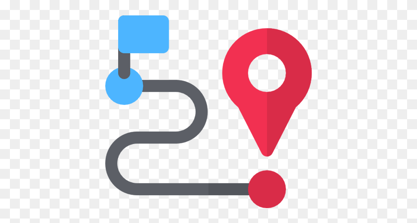 417x389 Google Map Tracking, Number, Symbol, Text HD PNG Download