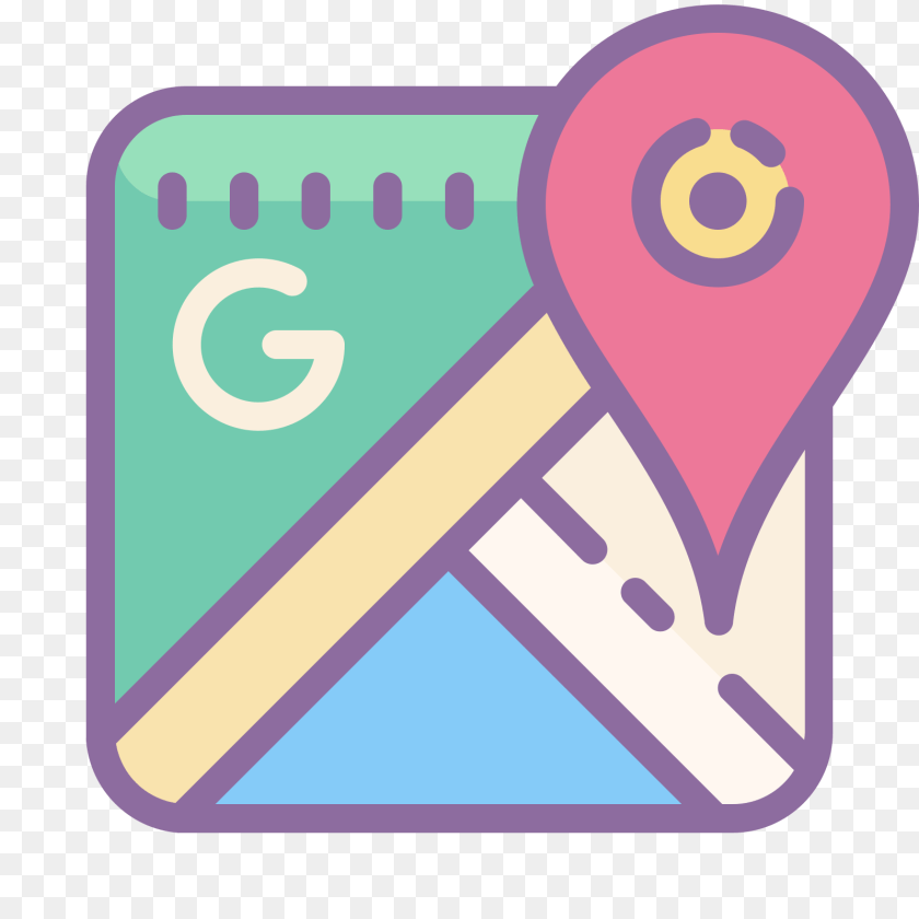 1600x1600 Google Maps Old Icon Logo Gps, Key, Text Sticker PNG